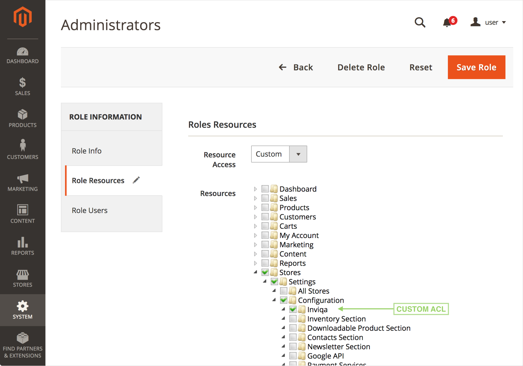 screenshot showing magento 2 administration area