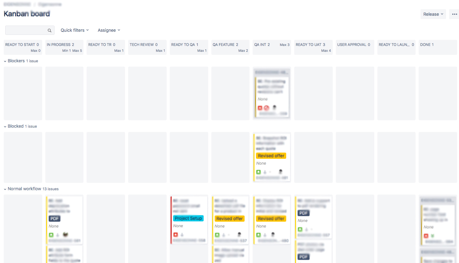 screenshot from Jira showing pull system