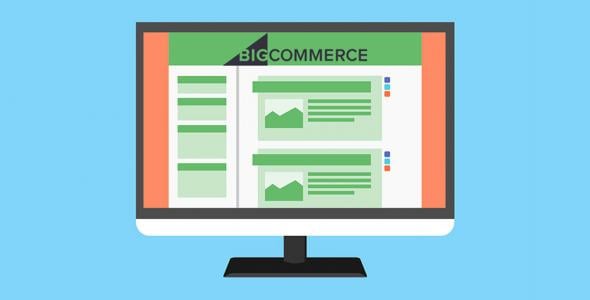Big Commerce logo displayed on desktop screen