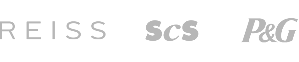 REISS, SCS, P&G Logos