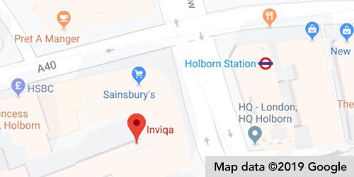 Inviqa London Büro Karte