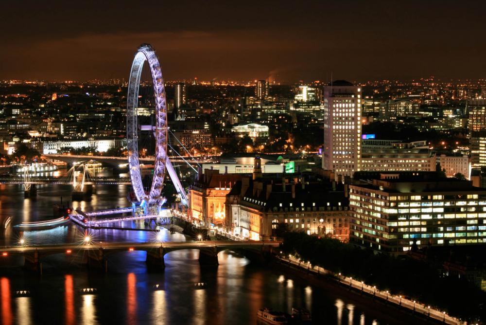 Aussicht auf das London Eye
