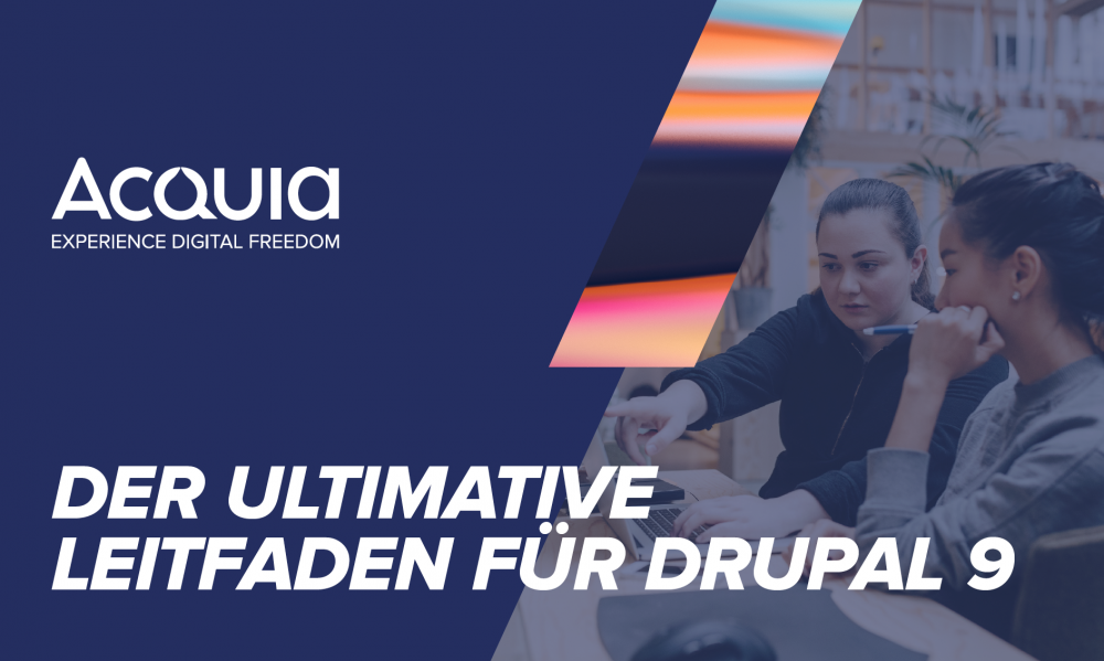 Cover des Whitepapers: Der ultimative Leitfaden für Drupal 9