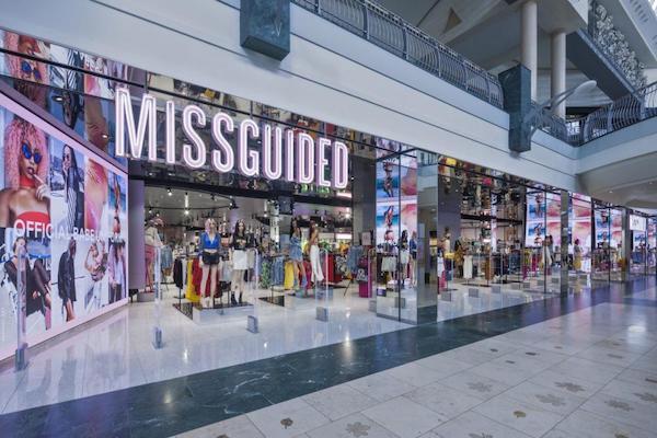 Missguided highstreet branding