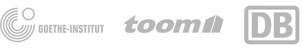 Gotehe Institue, Toom and DB logos