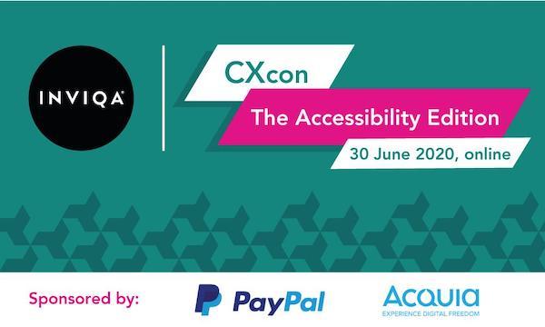 CX Con Accessibility Edition banner