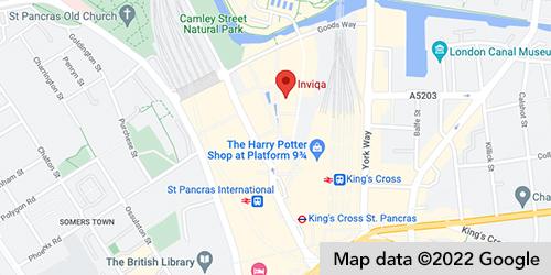 Map of the Inviqa London, Havas King's Cross office